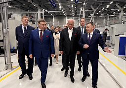 Валерий Фальков принял участие в открытии нового центра по производству деталей авиадвигателей для «Суперджета» и МС-21