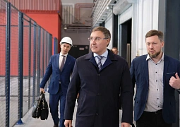 Валерий Фальков посетил стройплощадку инжинирингового центра в Томске
