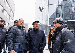 Валерий Фальков проконтролировал ход строительства кампуса мирового уровня в МГТУ имени Н. Э. Баумана 